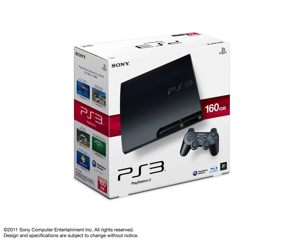 PlayStation 3 (160GB) charcoal black (CECH-3000A) from Japan
