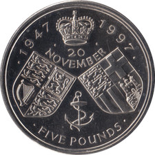 Five Pound Coins 1993 - 2015 Circulated Very High Grade British £5 Coin