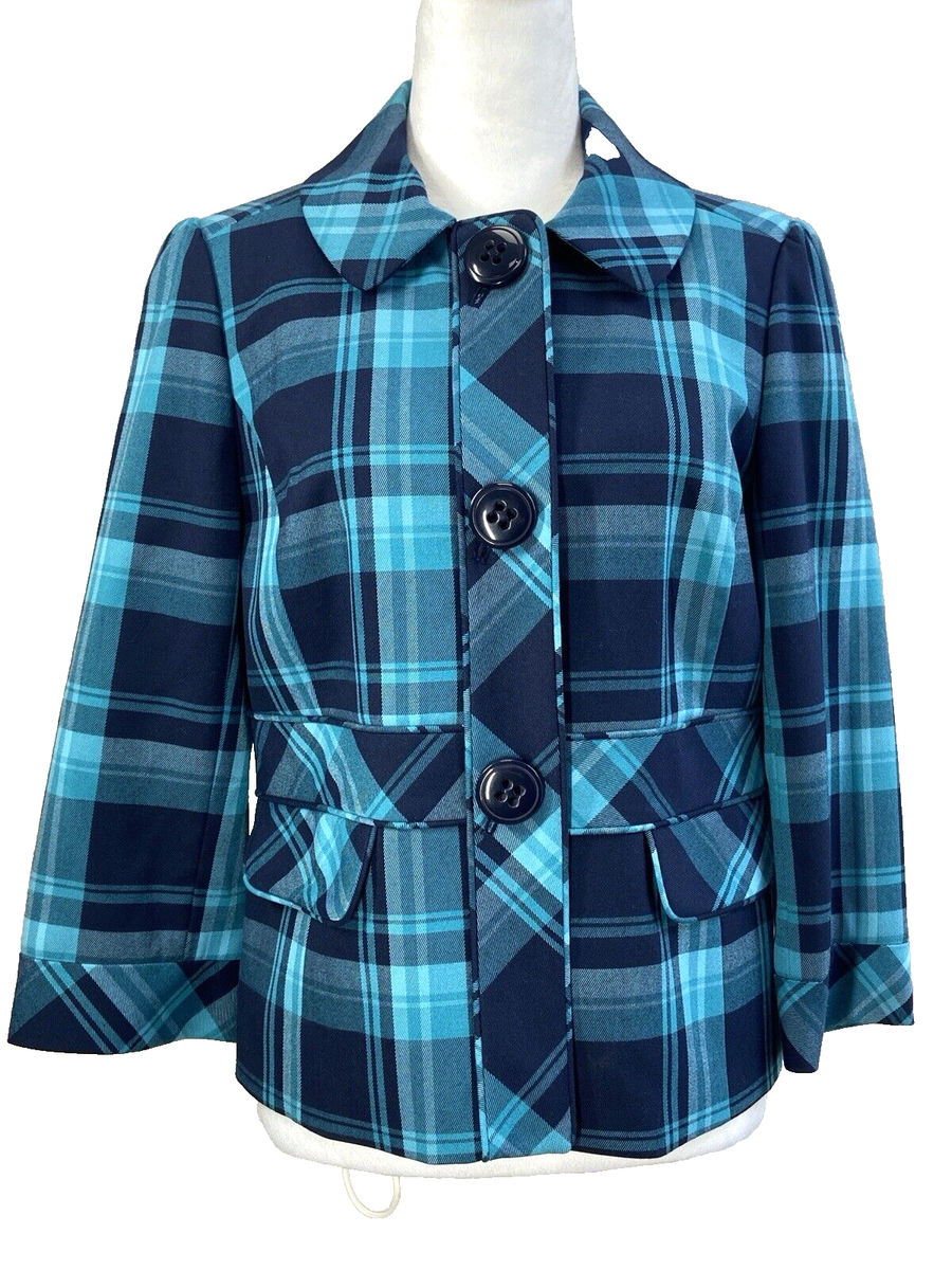 Halogen Apparel Halogen Plaid Coat Halogen Blazer Womens