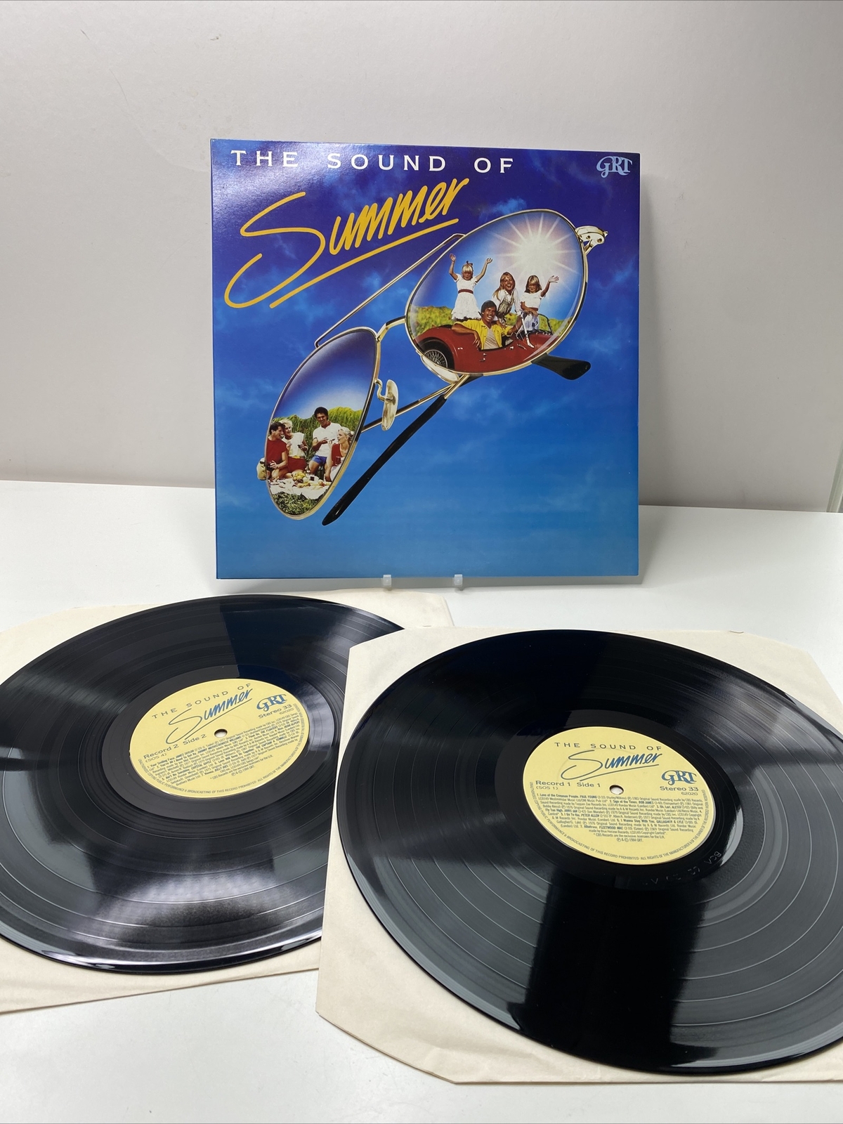 THE SOUND OF SUMMER - VARIOUS - Double Vinyl LP (1984 BCA) ABBA / BILLY JOEL etc