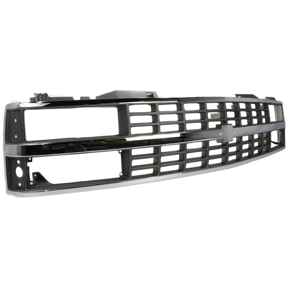 Front Chrome Grille For 1988-1993 Chevrolet C/K Truck SUV GM1200142 15615110 - Image 3 of 4