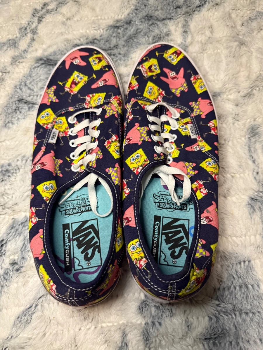 VANS x SpongeBob SquarePants AlohaBob Low Skate Sneakers Mens Sz 9.5 Womens 11 67 Vans x SpongeBob SquarePants Slip On Alohabob Skate Shoes  main image 3
