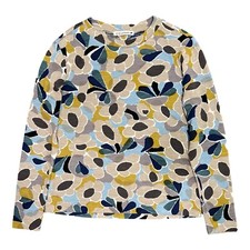 Mina Perhonen Flowerscope Knit Wool Sweater Multicolor Crew Neck Size 38 M