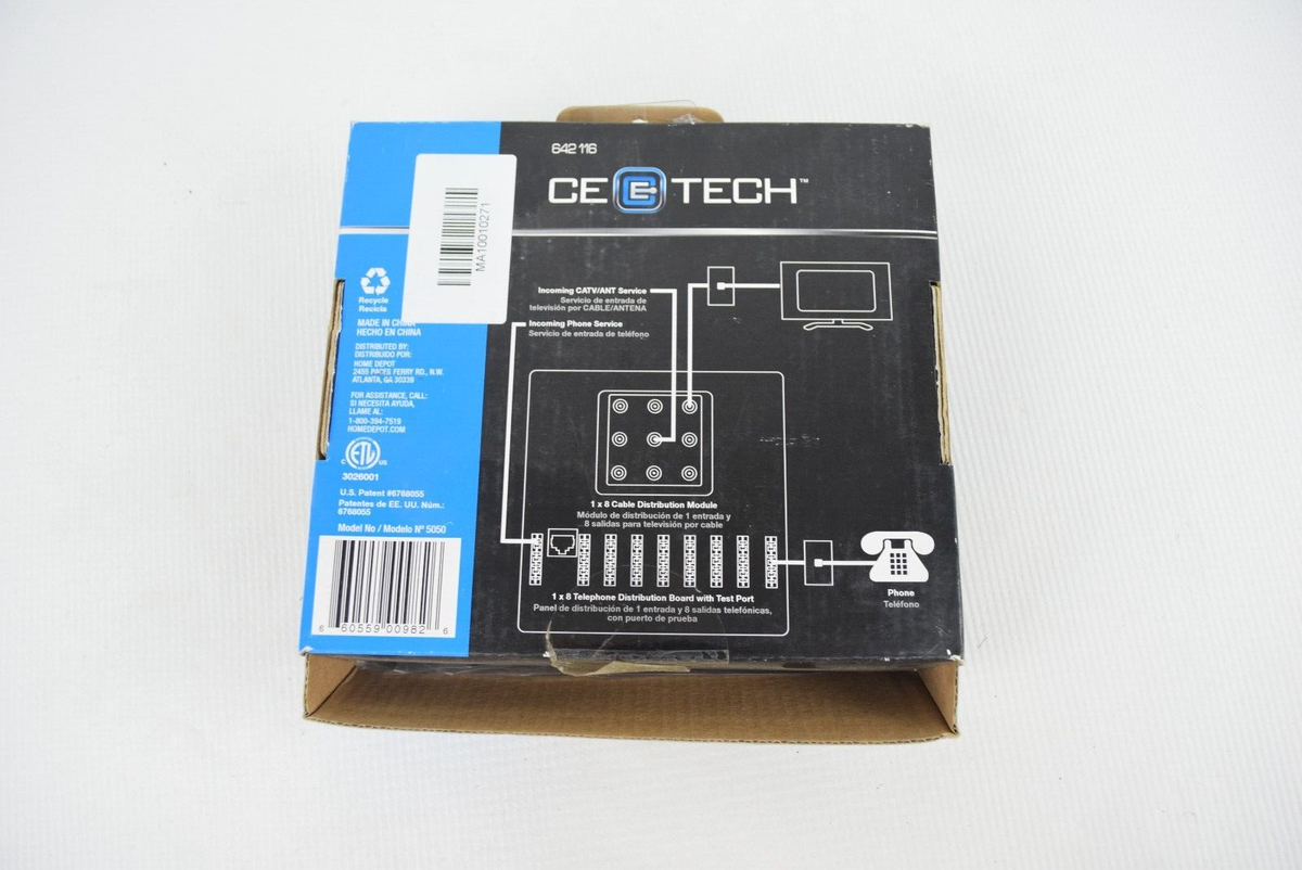 CeTech Home Command Center II - Telefono E Cavo Intertek - Nuovo In Scatola