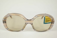 Vintage Eschenbach 6251-5 50 19 Transparent Oval Sunglasses NOS