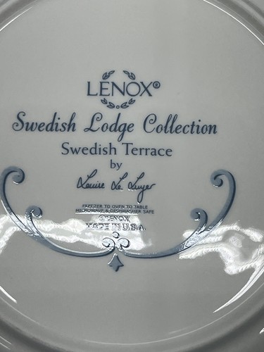 Lenox Swedish Lodge Collection: Swedish Terrace 9.25-inch Plate - Picture 5 of 5