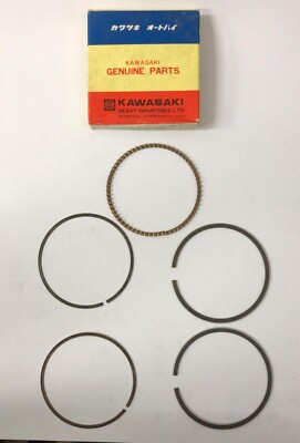KAWASAKI KZ650 B1 B2 B3 C1 C2 C3 D1 D2 77-79 Piston Ring Set 0.020  O/S N.O.S