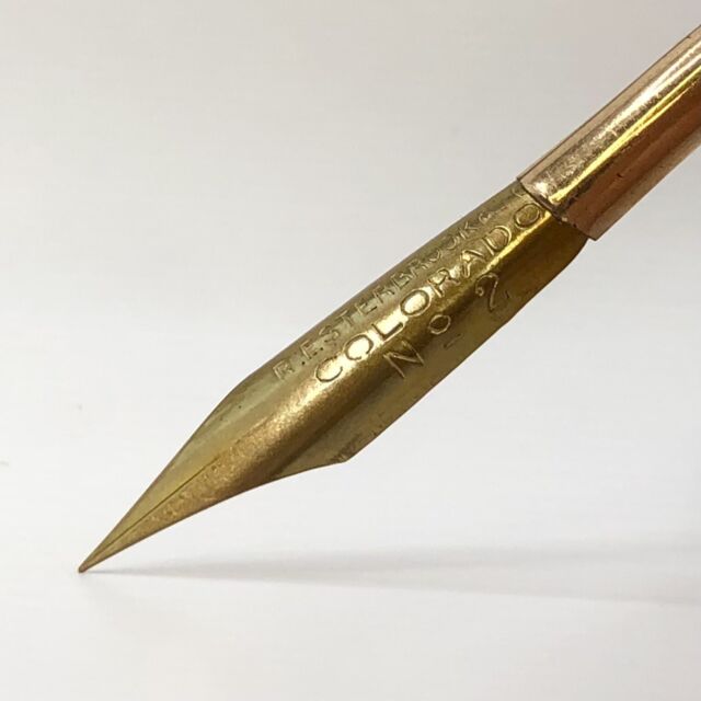 Esterbrook No.304 Colorado No.2 Pen Nib - Fine Flexible Rare Antique Dip Pen