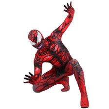 Upgraded Venom Carnage Jumpsuit Cosplay Zentai Costume 3D Bodysuit Halloween