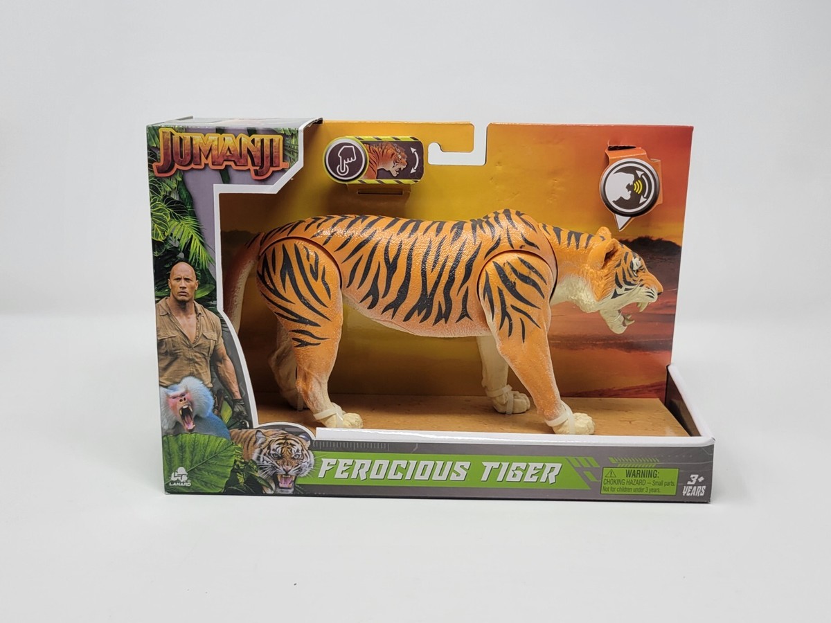 激レア Jumanji 公式フィギュア 動物 7体 アメトイ Jumanji Ferocious Tiger Action Figure Walmart 2019 for sale