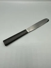 Rada Cutlery Spreader Knife Serrated Blade Black Resin Handle 9.5" USA