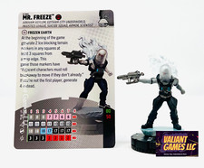 DC Heroclix Mr. Freeze 040 w/ Card Notorious Set
