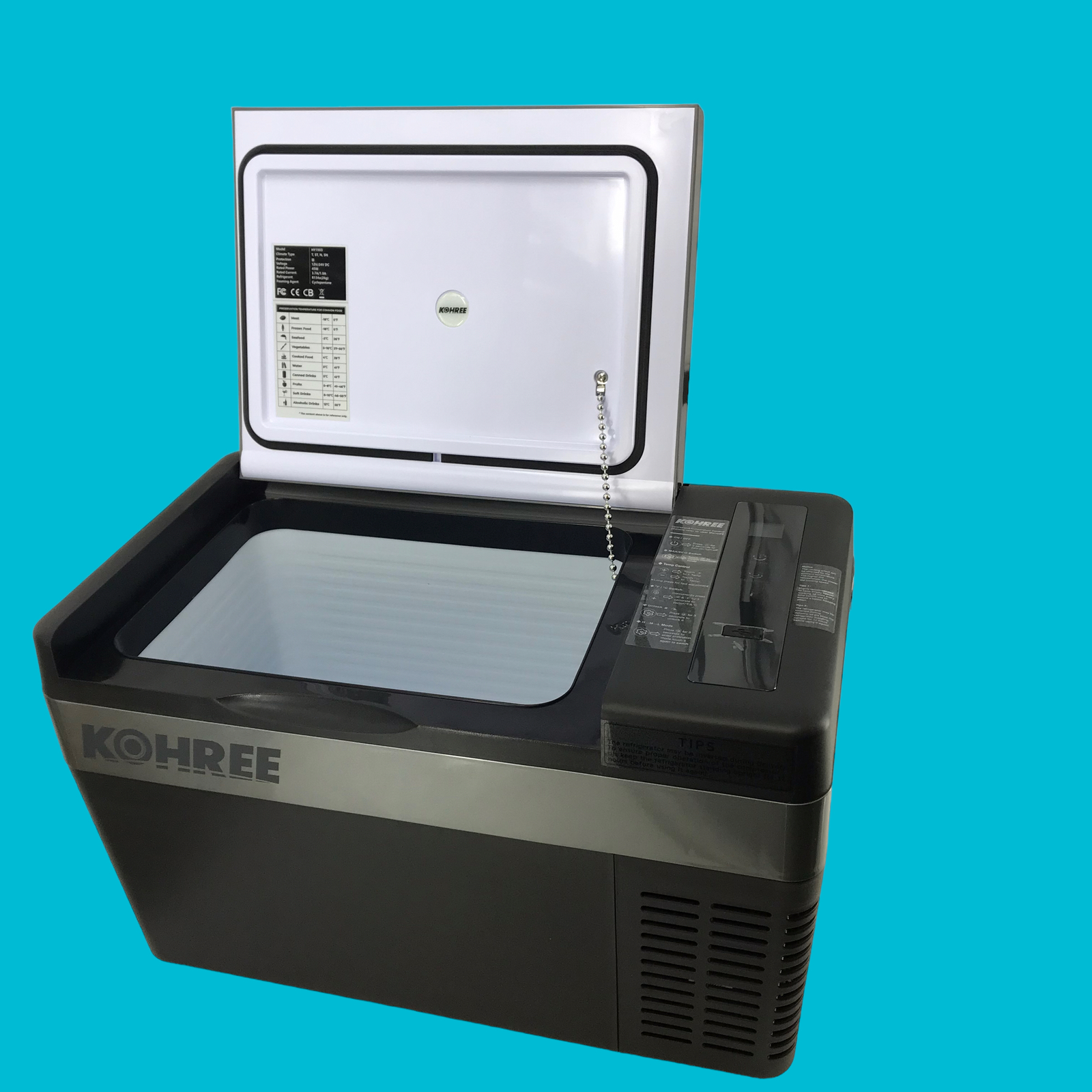 Kohree Portable FREEZER 12v Car Refrigerator Fast Cooling 26 Quart