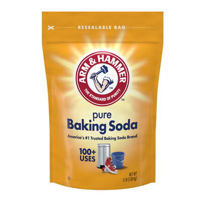 #ad Pure Baking Soda for Baking Cleaning amp; Deodorizing 3 Lb Bag. $21.57