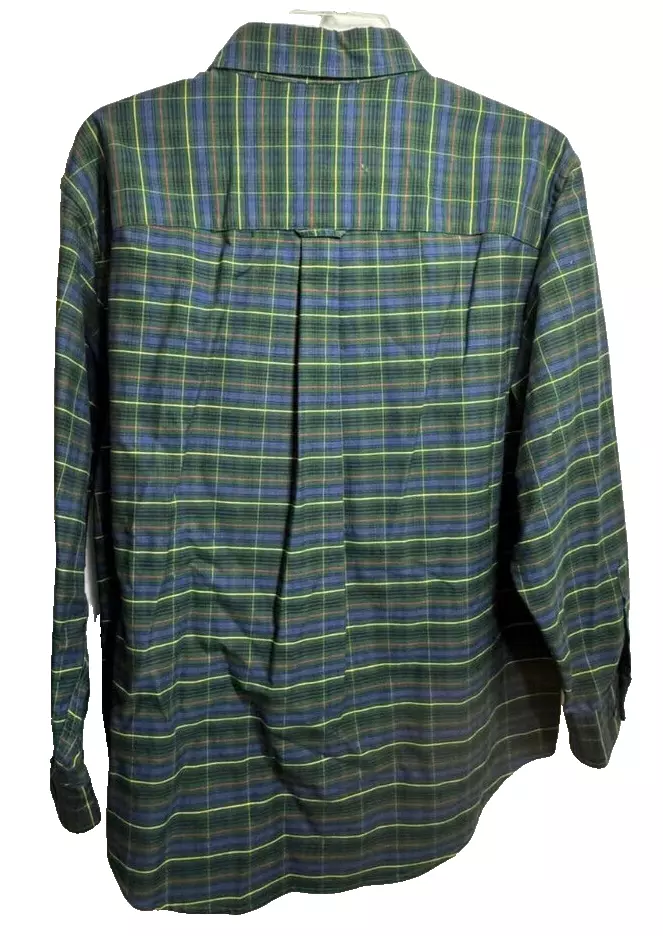 Camisa de manga larga Roundtree & York para hombre ajuste regular - Talla: XL - Color: azul Foto 4 de 4