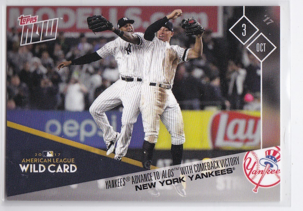 2017 TOPPS NOW Limited Edition Baseball, Including Offseaon