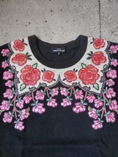 tricot COMME des GARCONS Flower Pattern Print T-shirt Size S Made In Japan