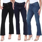 Womens Magic Shaping Slim Flared Jeans Stretch High Waist Ladies Bootcut Denim