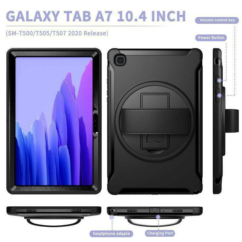 Shockproof Stand Case Cover For Samsung Galaxy Tab A A7 S5e S6 Lite S7/S7 Plus - Image 2 of 4