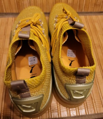 靴 PUMA CLYDE COURT T.R. 192898 🔥🔥 Puma Clyde Court Title Run Metallic Gold Basketball