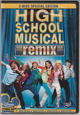 High School Musical Remix w Zac Efron (2 Disc DVD) CHOOSE WITH OR WITHOUT A CASE