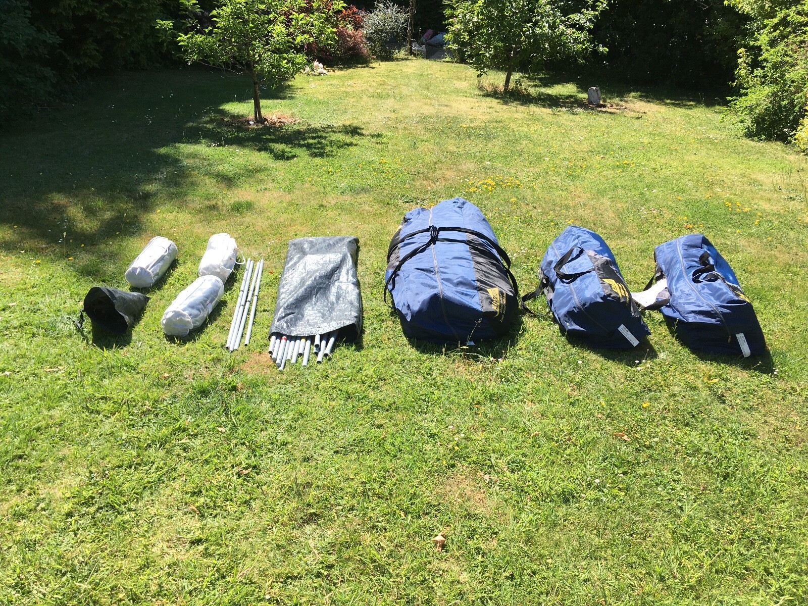 Khyam RidgiPod Excelsior 8 berth tent, repair kit & full instructions eBay