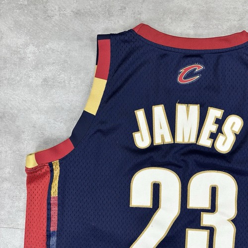 Lebron James Cavaliers Authentic Adidas 2003 2004 Rookie Game Model Jersey - Picture 12 of 16