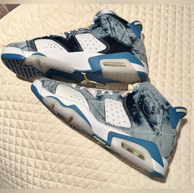 Air Jordan 6 Retro Washed Denim (5.5Y) | eBay