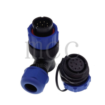 WEIPU SP21 IP68 Waterproof 9pin Aviation,Power Industrial Connector Plug Socket