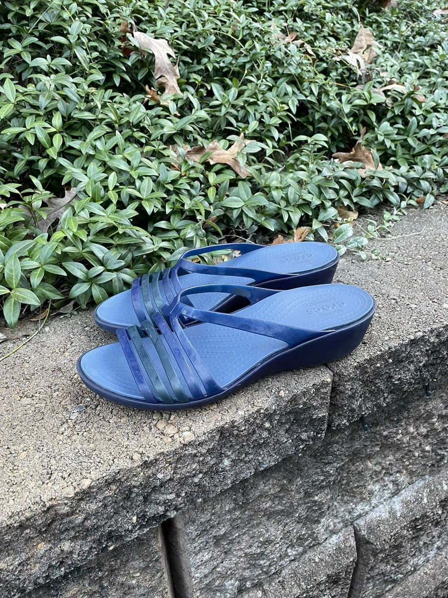 Crocs isabella mini wedge sandal outlet