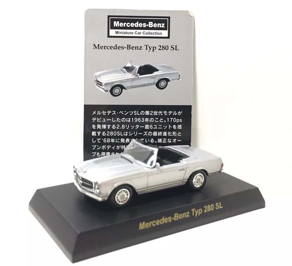Kyosho 1/64 Mercedes-Benz Typ 280 SL Diecast Minicar Car Model Silver