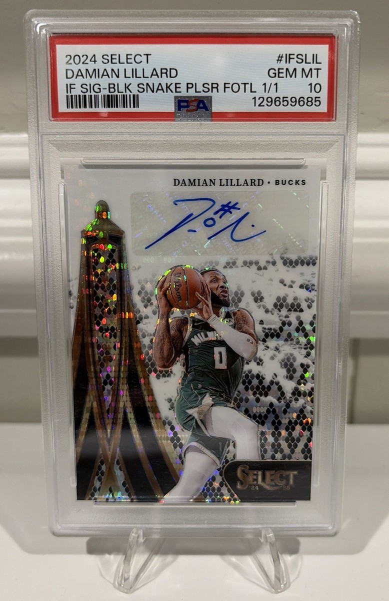 2024-25 Panini Select - In Flight Signatures Damian Lillard #IFS