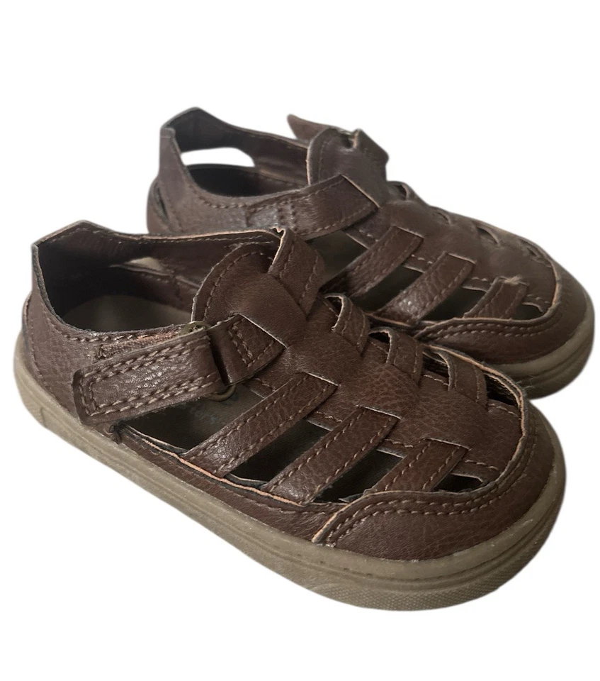 Sandalias Carters Niño Pequeño Niño Talla 5 Marrón Punta Cerrada, Verano Foto 2 de 4