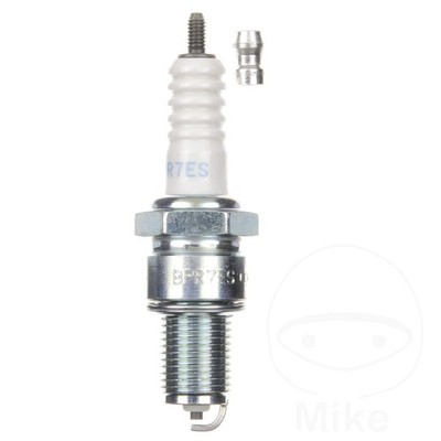 NGK Spark Plug 1pc BPR7ES Compatible With Moto Guzzi V35 350 TT 1984-1986