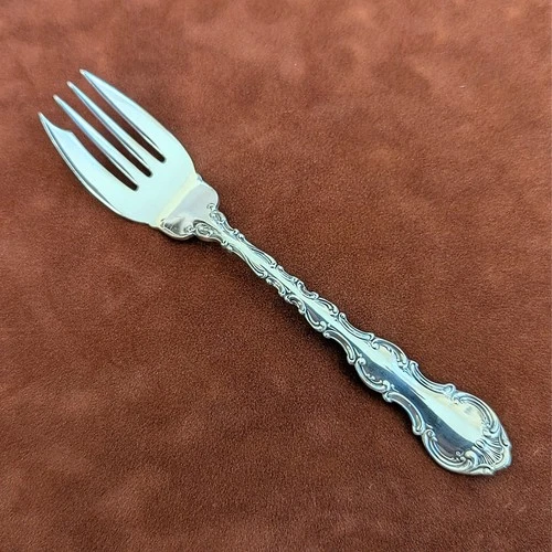 Gorham Strasbourg .925 Sterling Silver Salad Fork, No mono**