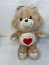 Vintage Kenner 1983 Care Bears 13  Tenderheart Bear Stuffed Animal Plush