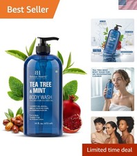 Tea Tree Mint Body Wash - 16 fl oz Refreshing Moisturizer for All Skin Types