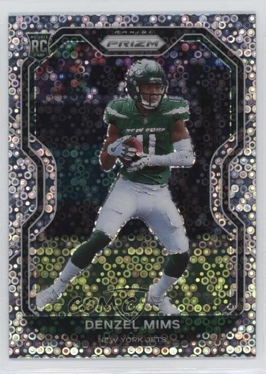 2020 Panini Prizm Rookie No Huddle Prizm Denzel Mims #355 Rookie RC dq2