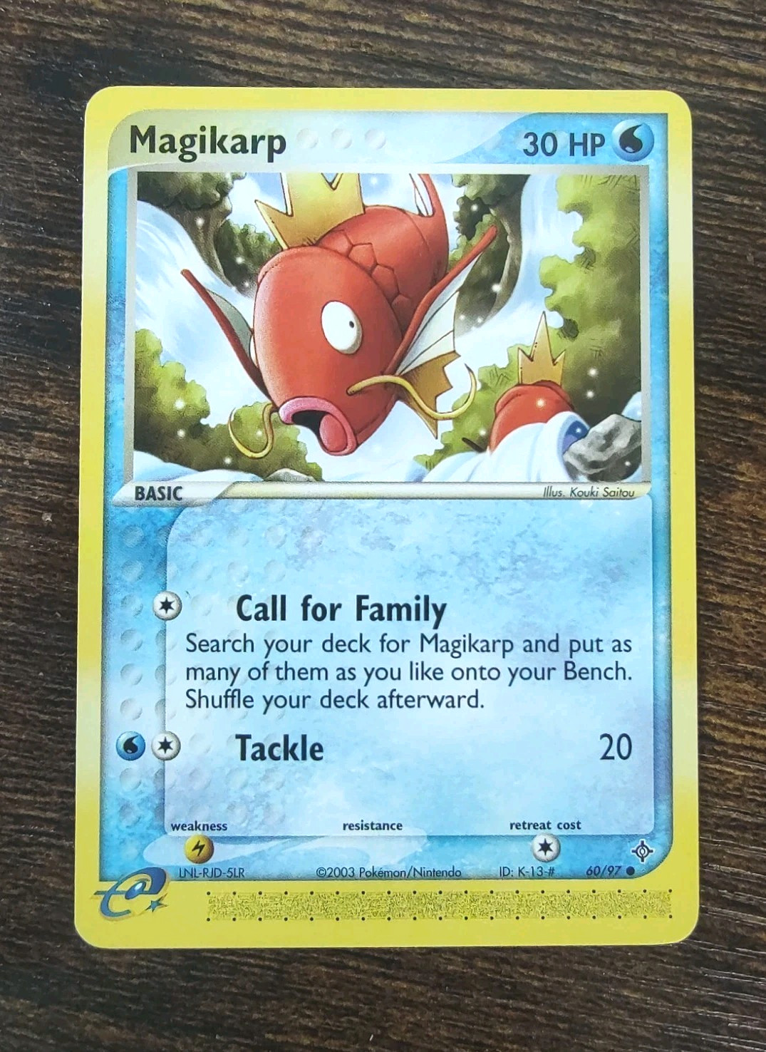 Magikarp 60/97 Pokemon EX Dragon Non Holo NM-MINT