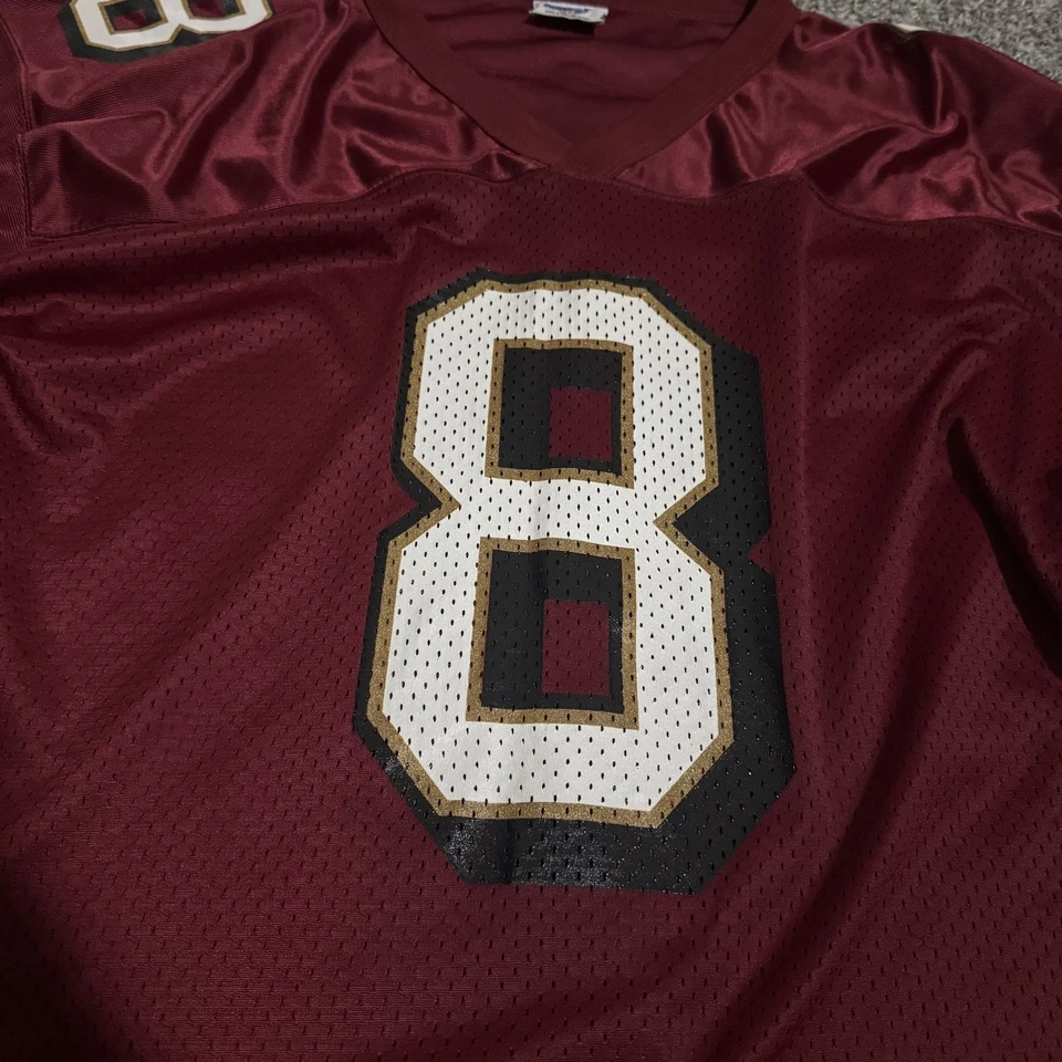 1997 Винтажный стартер SF 49ers Стив Янг #8 футбол Джерси Sz 48/L 90-х NFL - Изображение 2 из 4