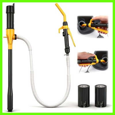 Efficient Electric Fuel & Water Transfer Pump - Adjustable Flow Battery Operated