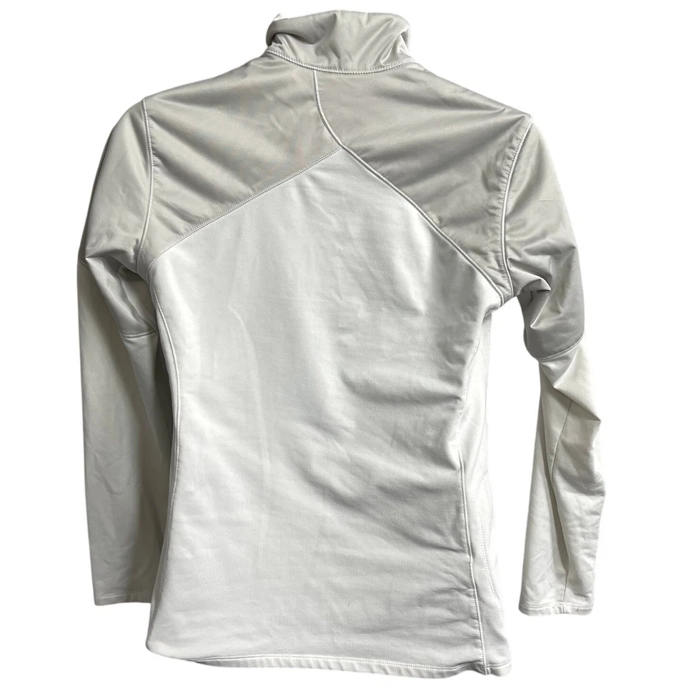 Top de mujer Eddie Bauer talla M beige libre calor movimiento exterior 1/2 cremallera pulóver Foto 2 de 4