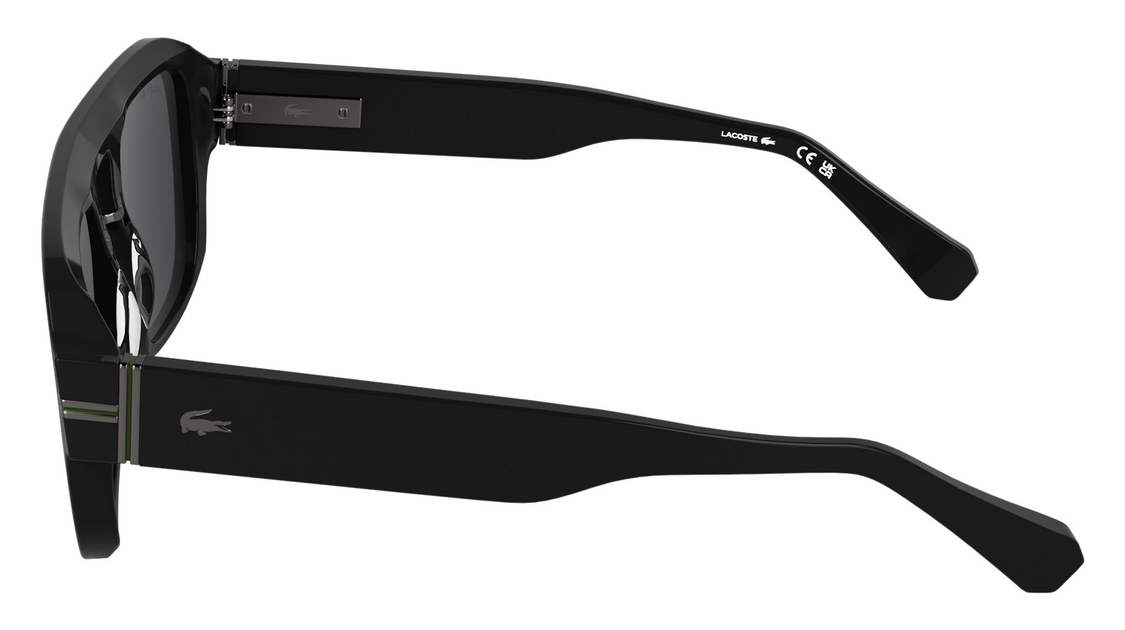 Lacoste L6094s 001 Black 53/20/150 Men's Sunglasses thumbnail 3