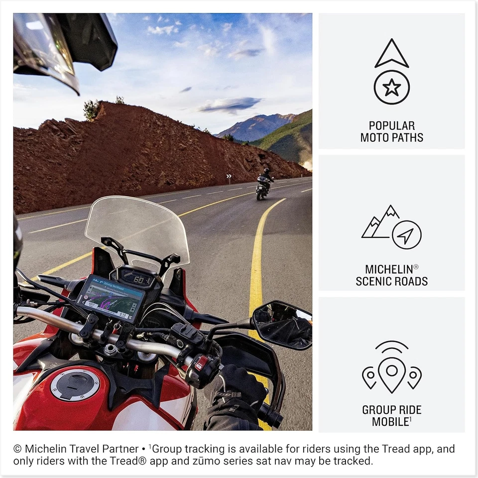 Garmin zūmo XT All-Terrain Motorcycle Sat Nav, 5.5-inch Ultrabright and Rain-Res - Bild 4 von 4