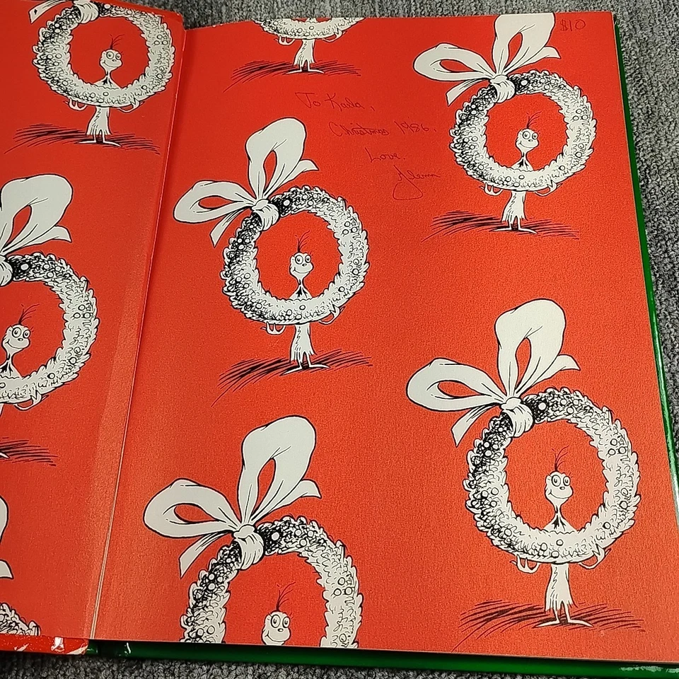 Christmas Childrens 4 Book Lot Night Before Grinch Snow Ten Little Elves Seuss Foto 4 de 4