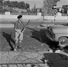 British Soldier Guard Cyprus Then A Colony British Empire 1956 Old Photo