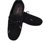 SWIMS Penny Loafers Boat Shoes Men's Size 7 black  Comfort Driving — photo 2
