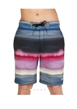 Speedo Men's Large Swim Trunk Knee Length 20" Boardshorts Coastal China Blue NWT
