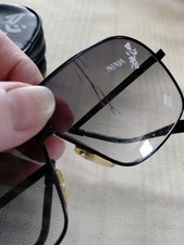 Vintage Ninja Folding Glasses With case 70's Retro Martial Arts