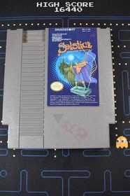 Solstice: The Quest for the Staff of Demnos (Nintendo NES) Authentic w/manual 